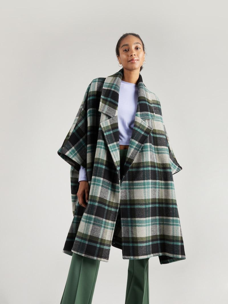 Sinned X About You Abrigo De Entretiempo 'Mimi' Florence By Mills Exclusive For ABOUT YOU En Greige Gris Moteado Negro