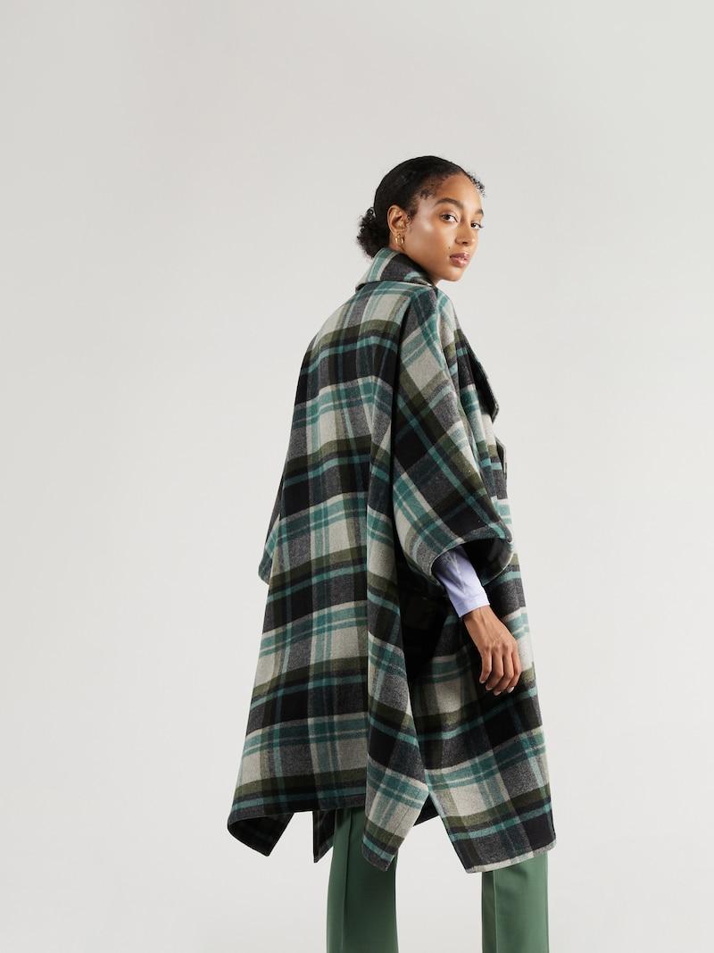 Sinned X About You Abrigo De Entretiempo 'Mimi' Florence By Mills Exclusive For ABOUT YOU En Greige Gris Moteado Negro