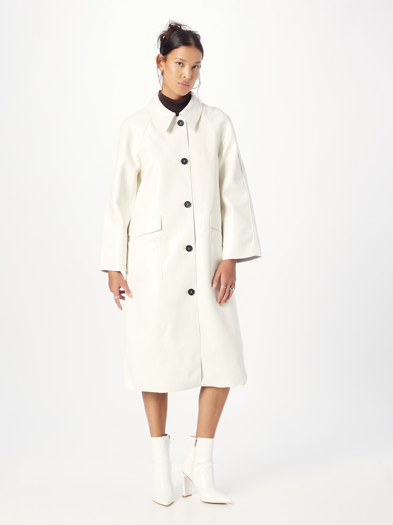 Sinned X About You Abrigo De Entretiempo Nasty Gal En Blanco Natural