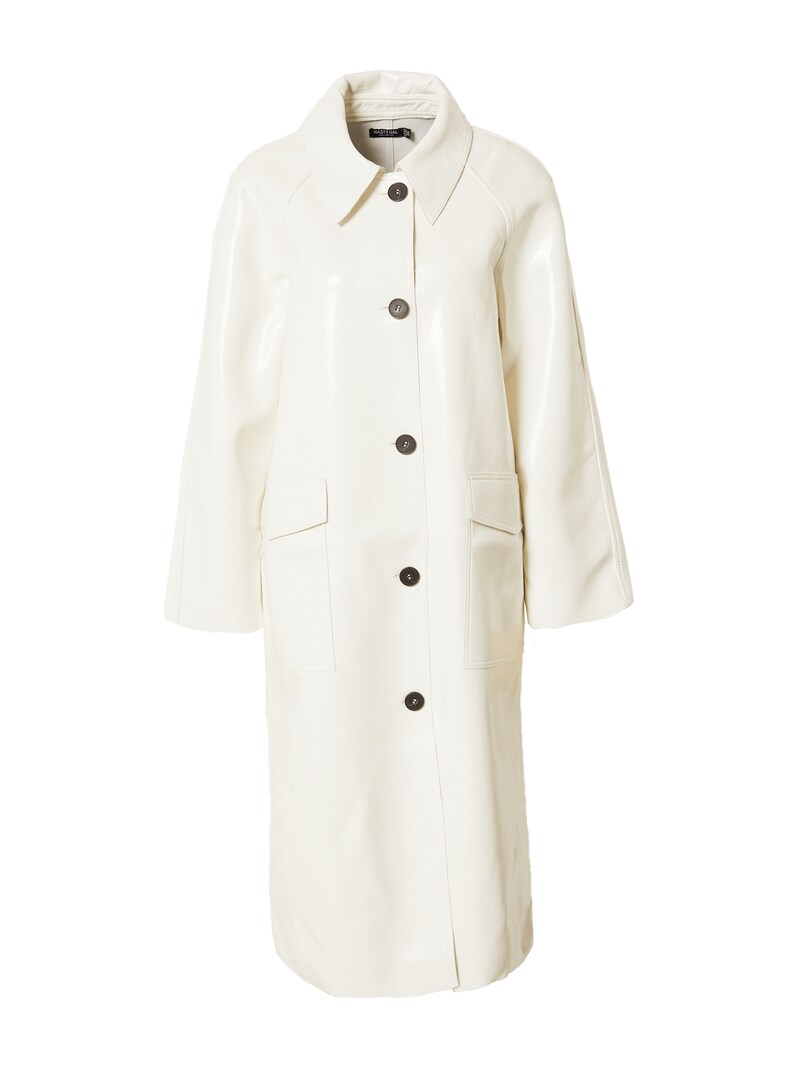 sinned x about you Abrigo de entretiempo Nasty Gal en Blanco Natural