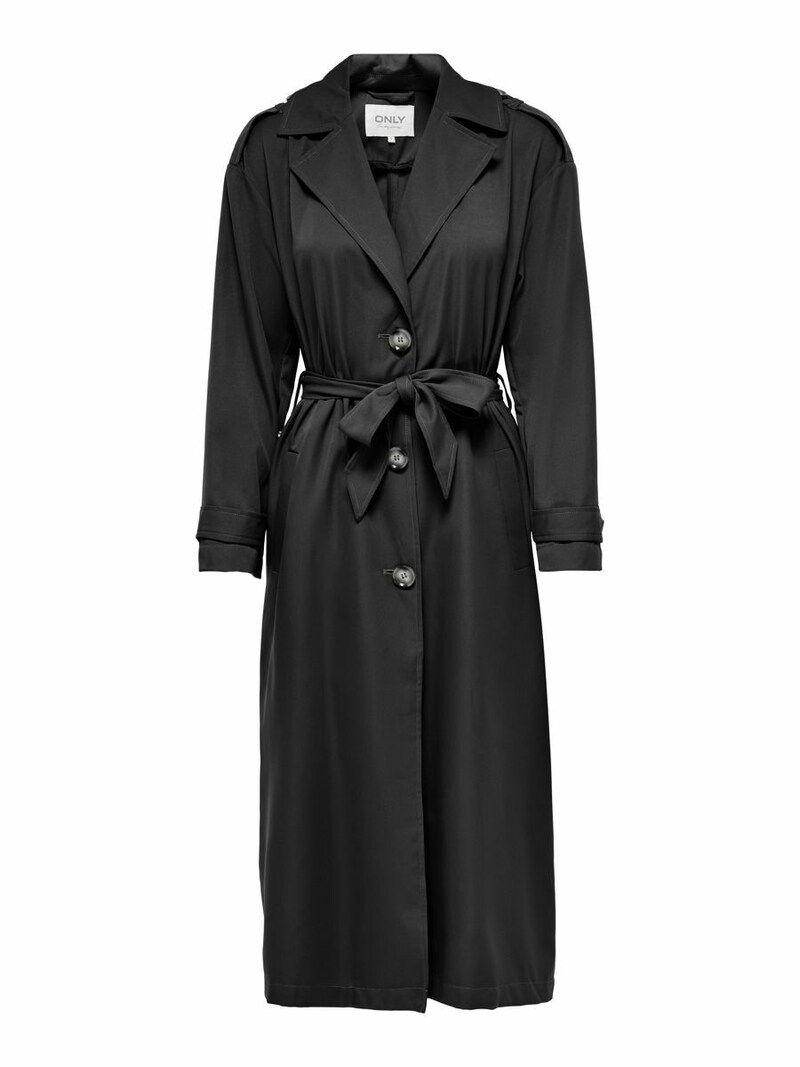 sinned x about you Abrigo de entretiempo Only Tall en Negro