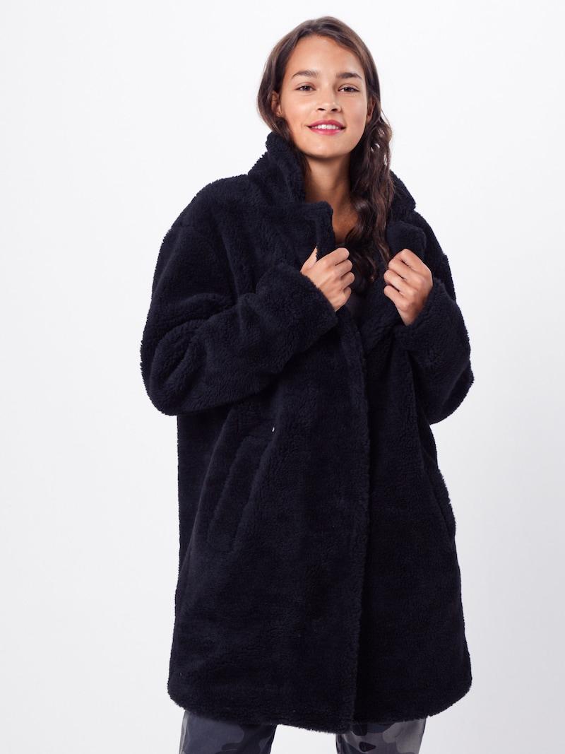 Sinned X About You Abrigo De Entretiempo 'Sherpa' Urban Classics En Negro