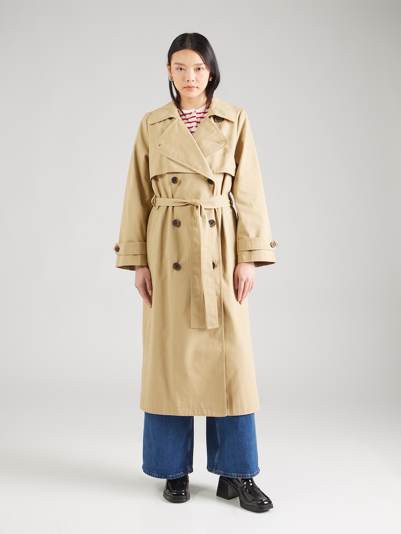 Sinned X About You Abrigo De Entretiempo Tommy Jeans En Beige