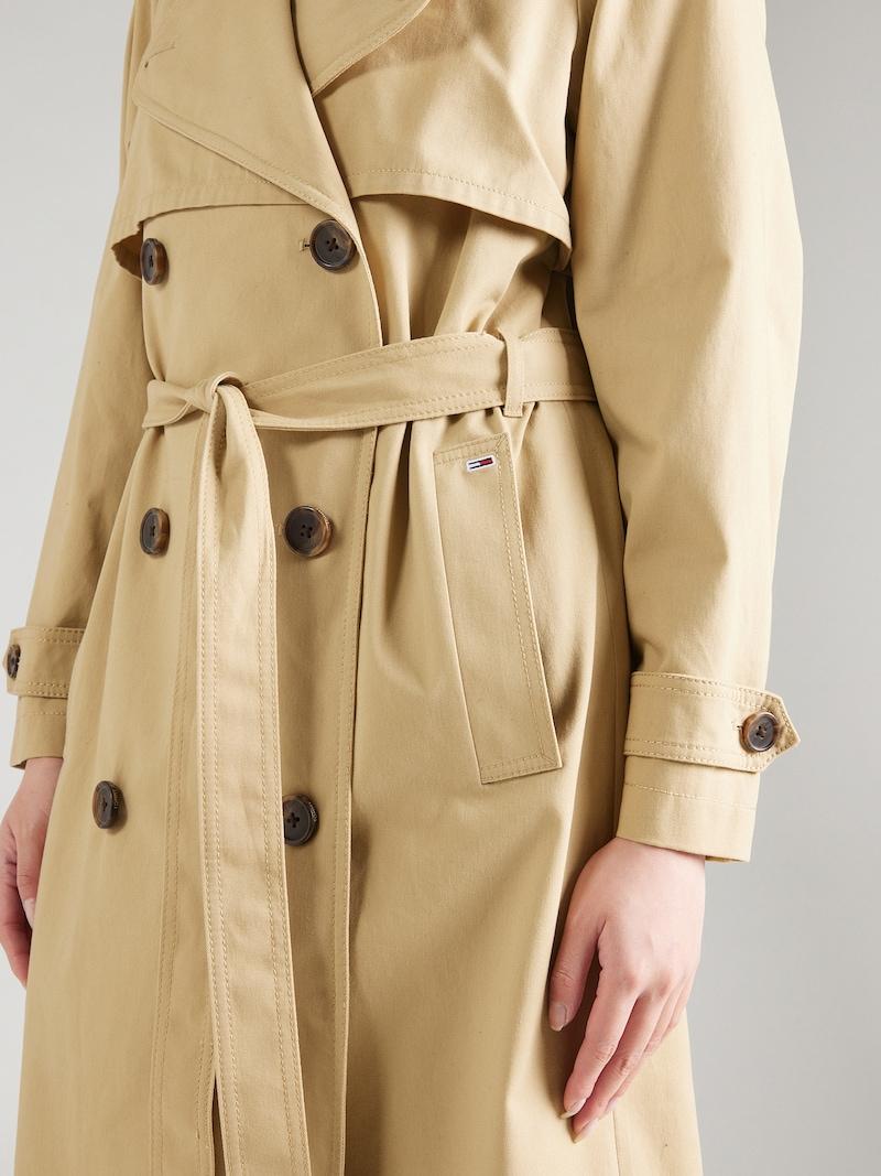 Sinned X About You Abrigo De Entretiempo Tommy Jeans En Beige