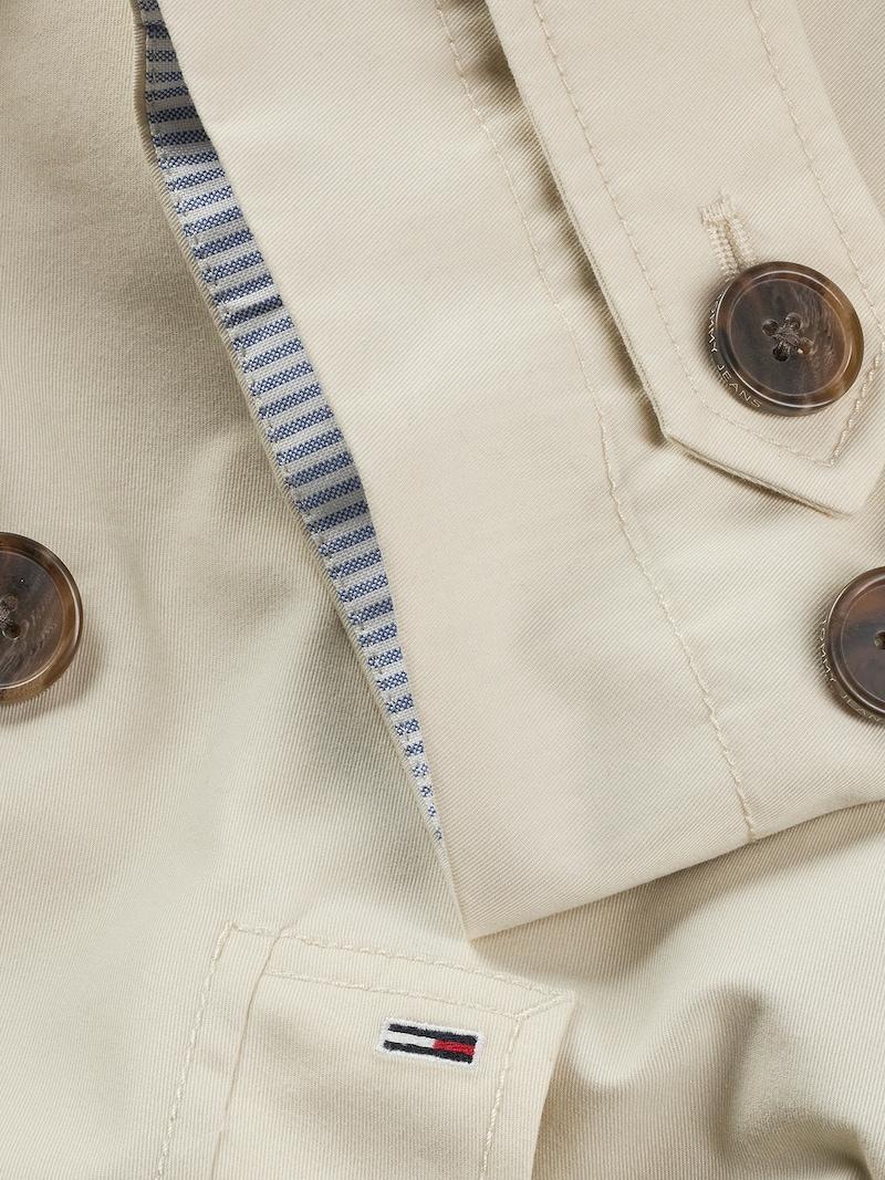 Sinned X About You Abrigo De Entretiempo Tommy Jeans En Crema