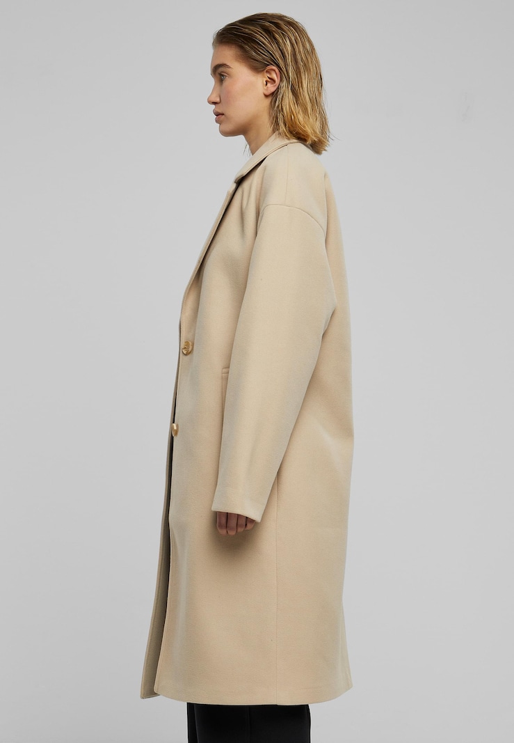 Sinned X About You Abrigo De Entretiempo Urban Classics En Chamois