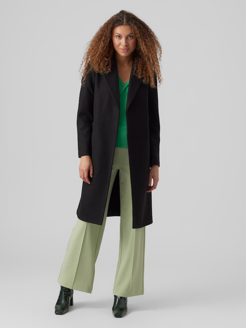 Sinned X About You Abrigo De Entretiempo 'VMFortuneaya' VERO MODA En Negro