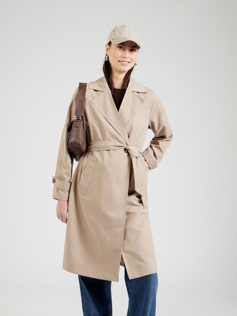 Sinned X About You Abrigo De Entretiempo 'VMLou' VERO MODA En Beige Oscuro