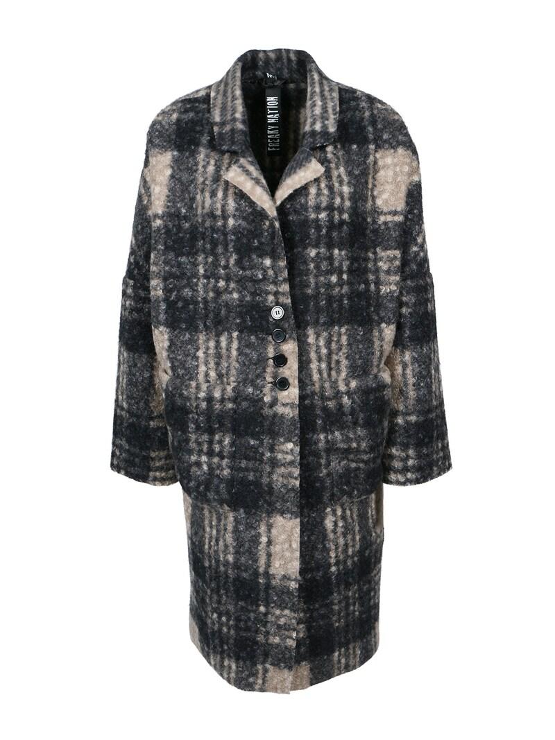 Sinned X About You Abrigo De Invierno 'Check Girl' FREAKY NATION En Azul Oscuro