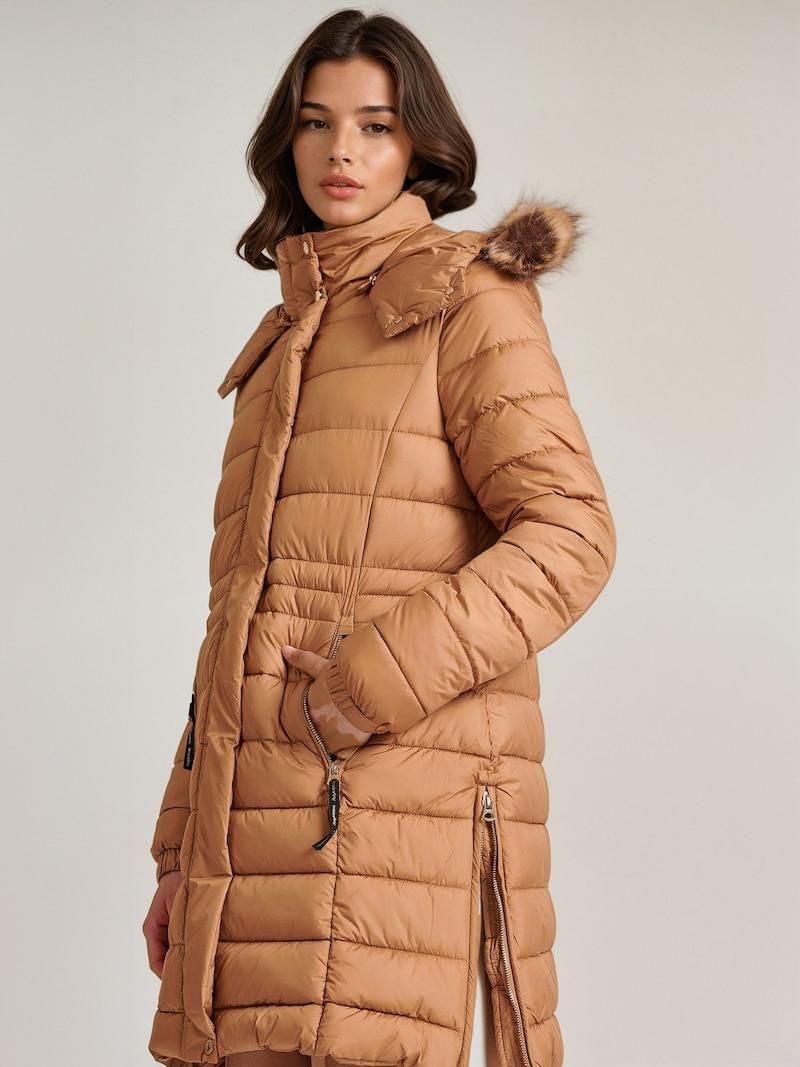 Sinned X About You Abrigo De Invierno Funky Buddha En Camelo