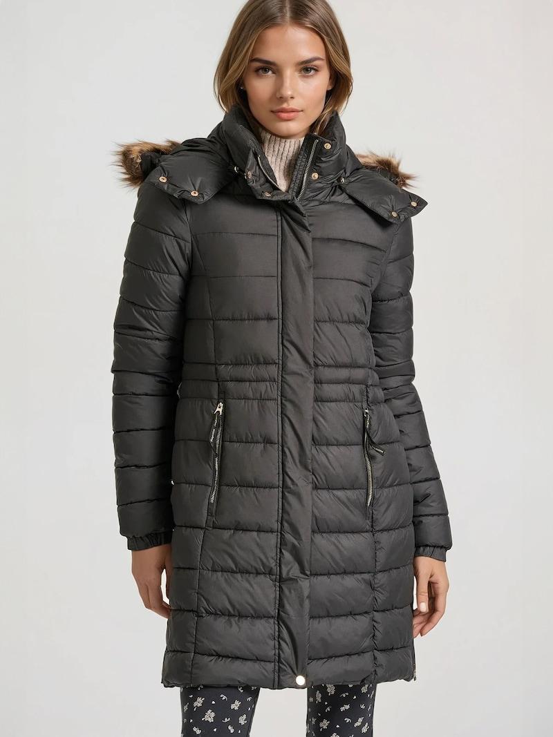 Sinned X About You Abrigo De Invierno Funky Buddha En Negro