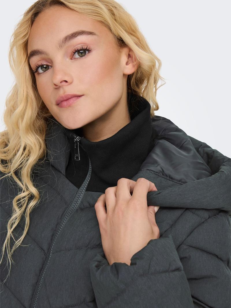 Sinned X About You Abrigo De Invierno 'ONLLUNA' ONLY En Gris Basalto