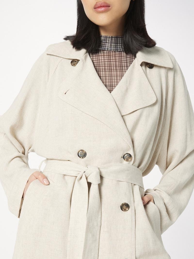 Sinned X About You Abrigo De Verano 'Julie' WEEKDAY En Offwhite