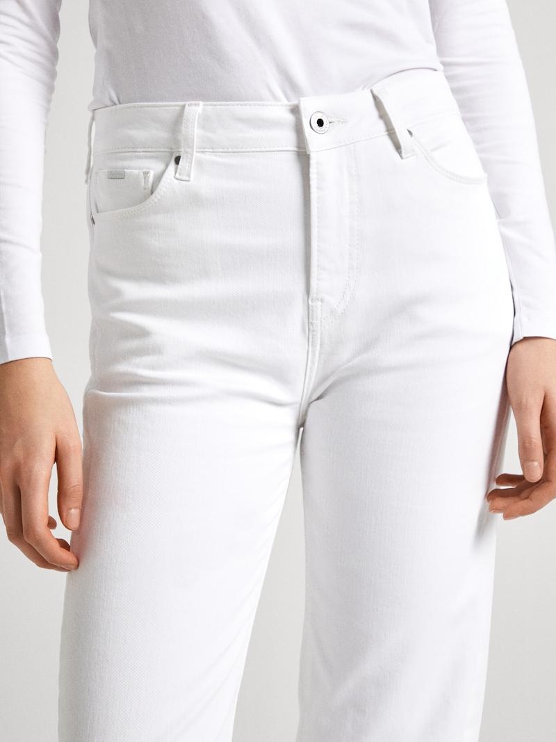 Sinned X About You Acampanado Vaquero Pepe Jeans En Blanco