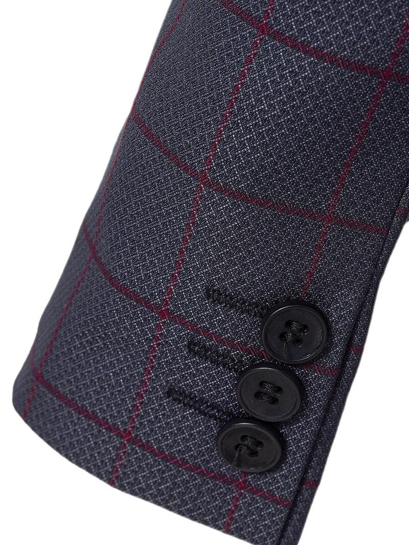 Sinned X About You Ajuste Estrecho Chaqueta De Traje Daniel Hills En Azul Oscuro