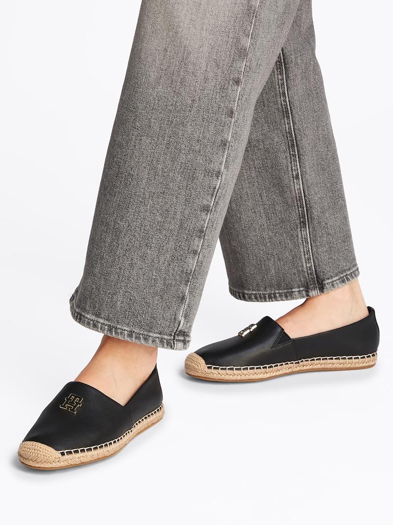 Sinned X About You Alpargatas TOMMY HILFIGER En Negro