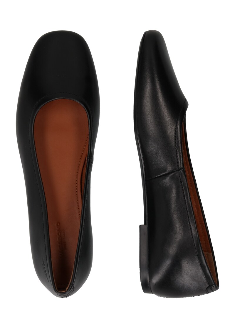 Sinned X About You Bailarina 'JOLIN' VAGABOND SHOEMAKERS En Negro