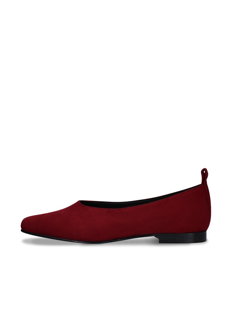 sinned x about you Bailarina 'Melita' nae Vegan Shoes en Merlot