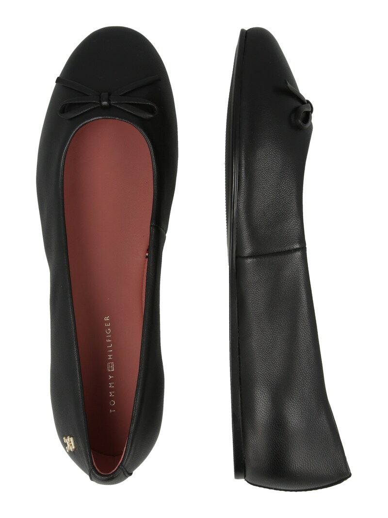 Sinned X About You Bailarina TOMMY HILFIGER En Negro