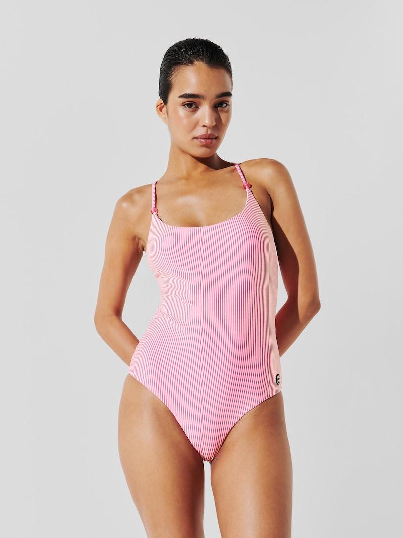 Sinned X About You Bandeau Traje De Baño 'IKON' Karl Lagerfeld En Rosa