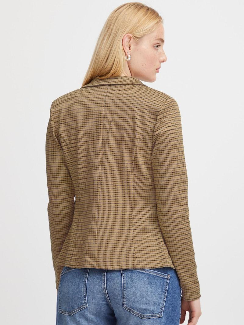 Sinned X About You Blazer ICHI En Sepia Marrón Claro