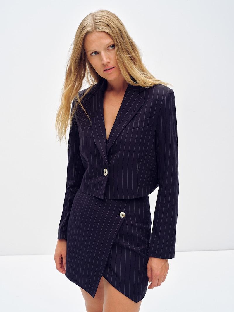 Sinned X About You Blazer 'Isabelle' ABOUT YOU X Toni Garrn En Navy