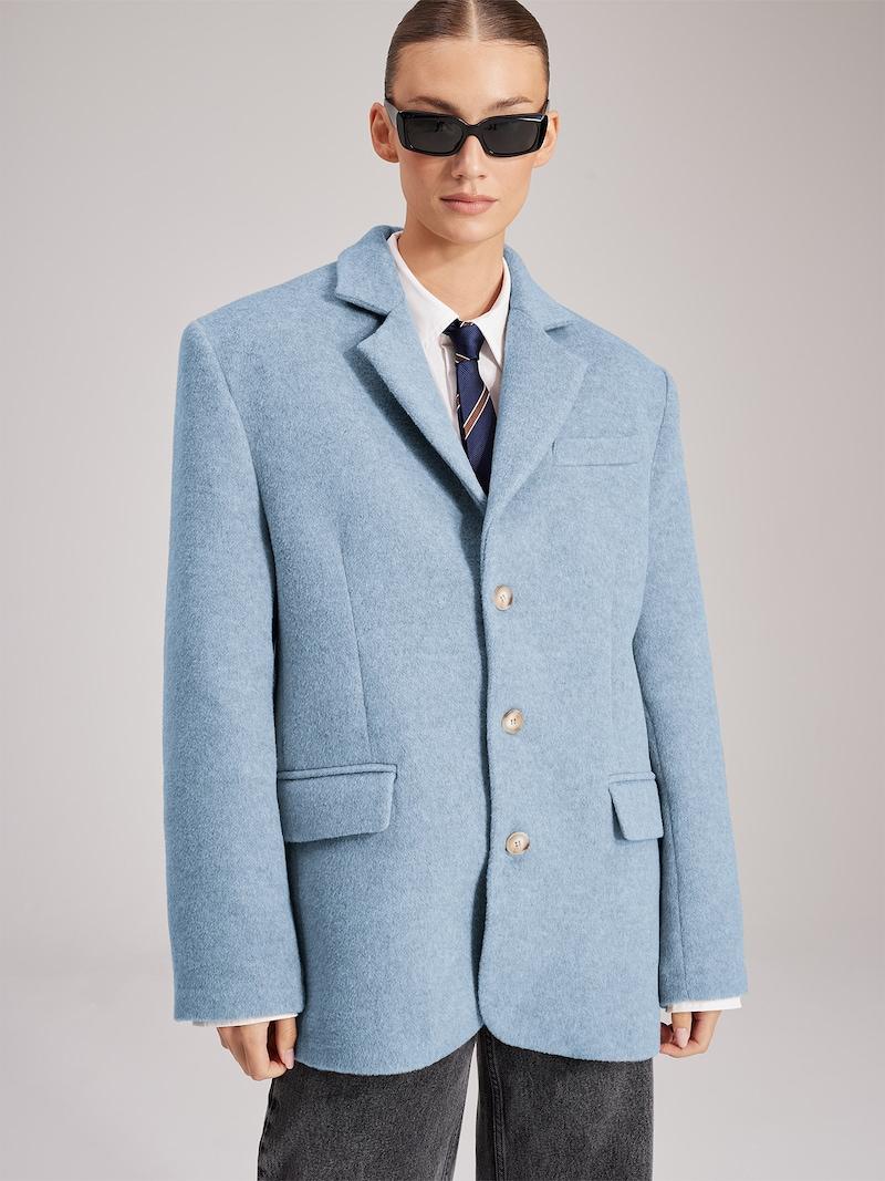 Sinned X About You Blazer 'Jenna' RÆRE By Lorena Rae En Azul Claro