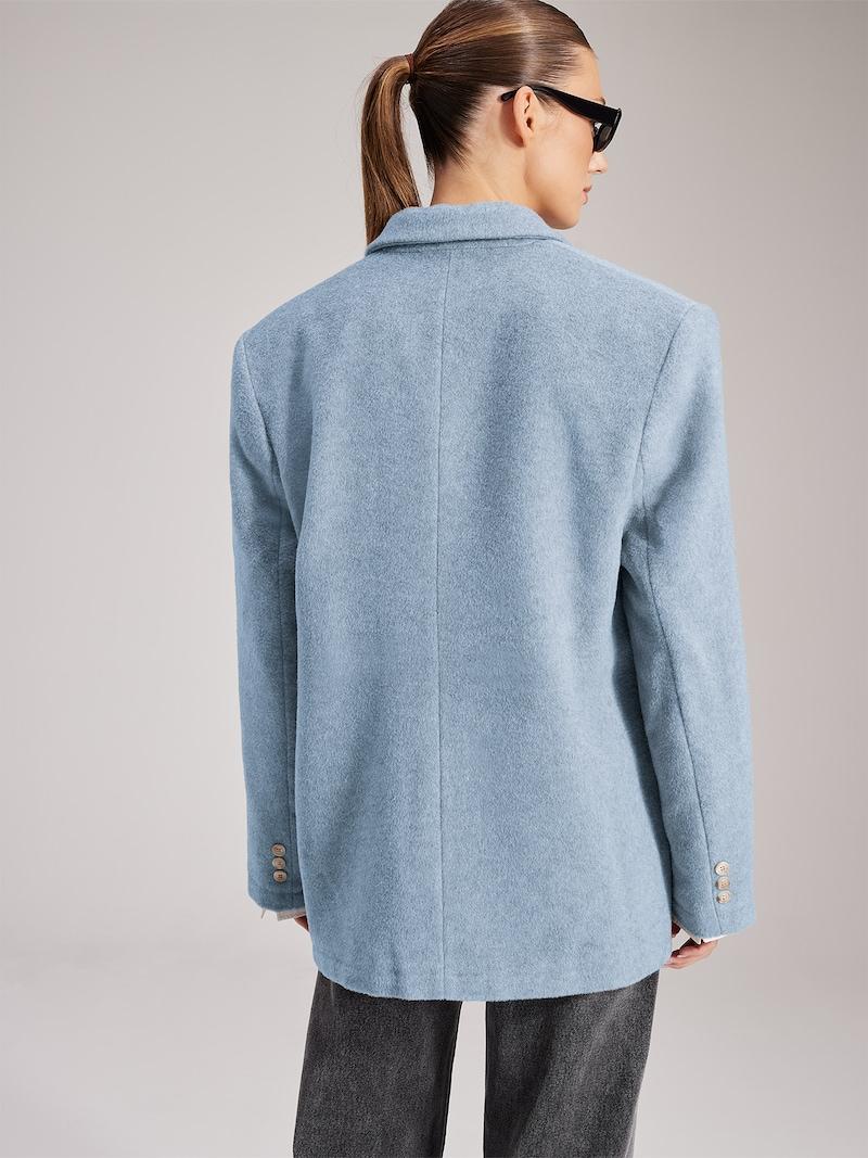 Sinned X About You Blazer 'Jenna' RÆRE By Lorena Rae En Azul Claro