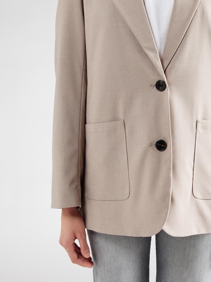 Sinned X About You Blazer 'VMBABETTE' VERO MODA En Greige