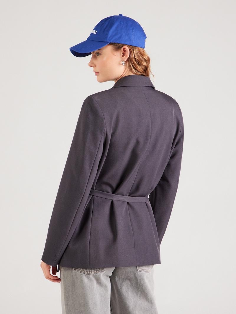 Sinned X About You Blazer 'VMZOE' VERO MODA En Gris Oscuro