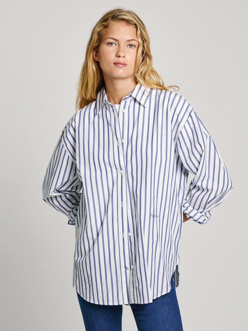 Sinned X About You Blusa 'ARTEMISA' Pepe Jeans En Azul