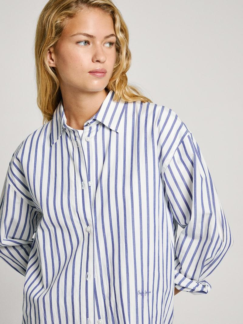 Sinned X About You Blusa 'ARTEMISA' Pepe Jeans En Azul