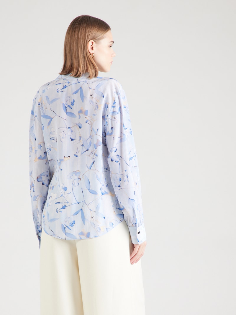 Sinned X About You Blusa 'Banora18' BOSS En Azul Oscuro Azul Claro