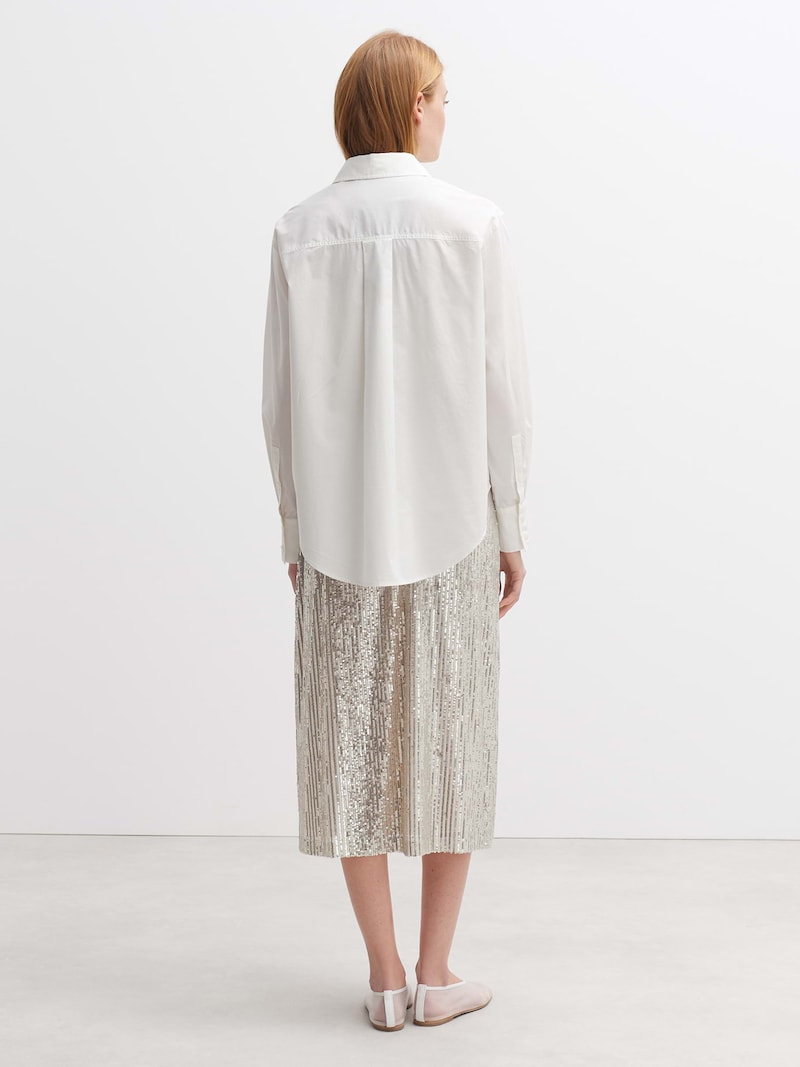 Sinned X About You Blusa 'Futani' OPUS En Blanco Lana