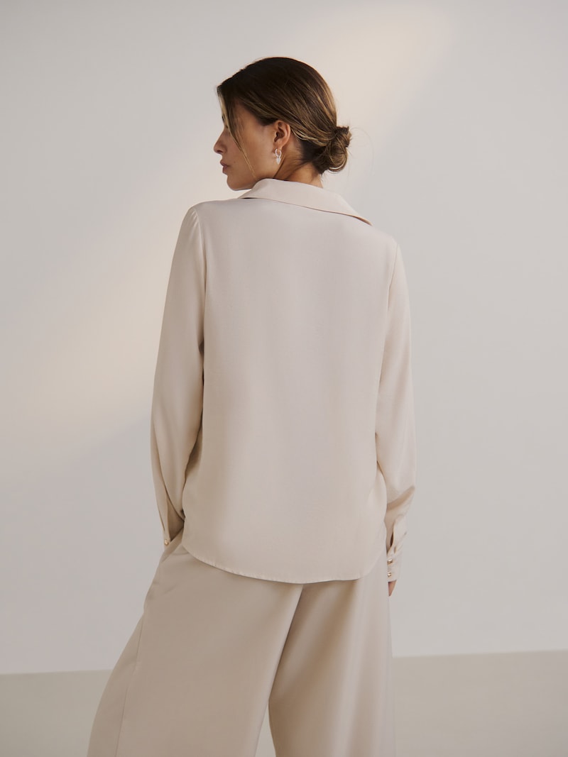 Sinned X About You Blusa 'Hanni' Guido Maria Kretschmer Women En Crema