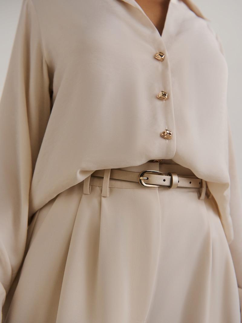 Sinned X About You Blusa 'Hanni' Guido Maria Kretschmer Women En Crema