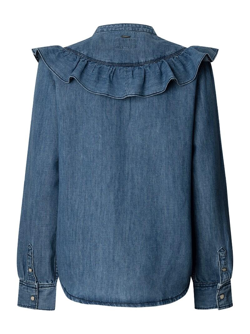 Sinned X About You Blusa 'KATIA' Pepe Jeans En Azul Denim