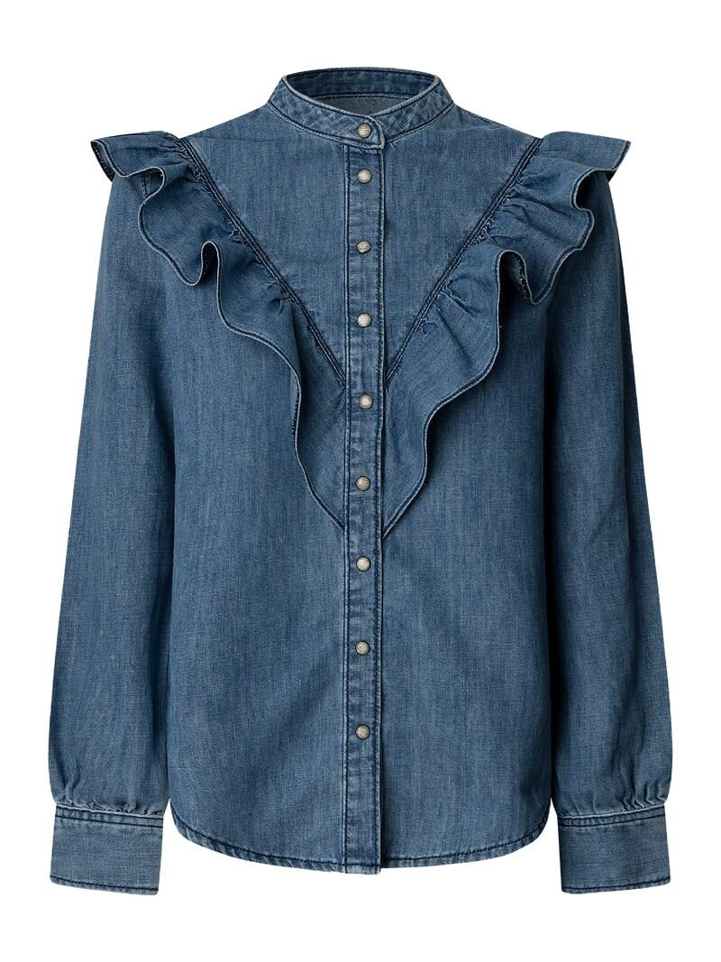 sinned x about you Blusa 'KATIA' Pepe Jeans en Azul Denim