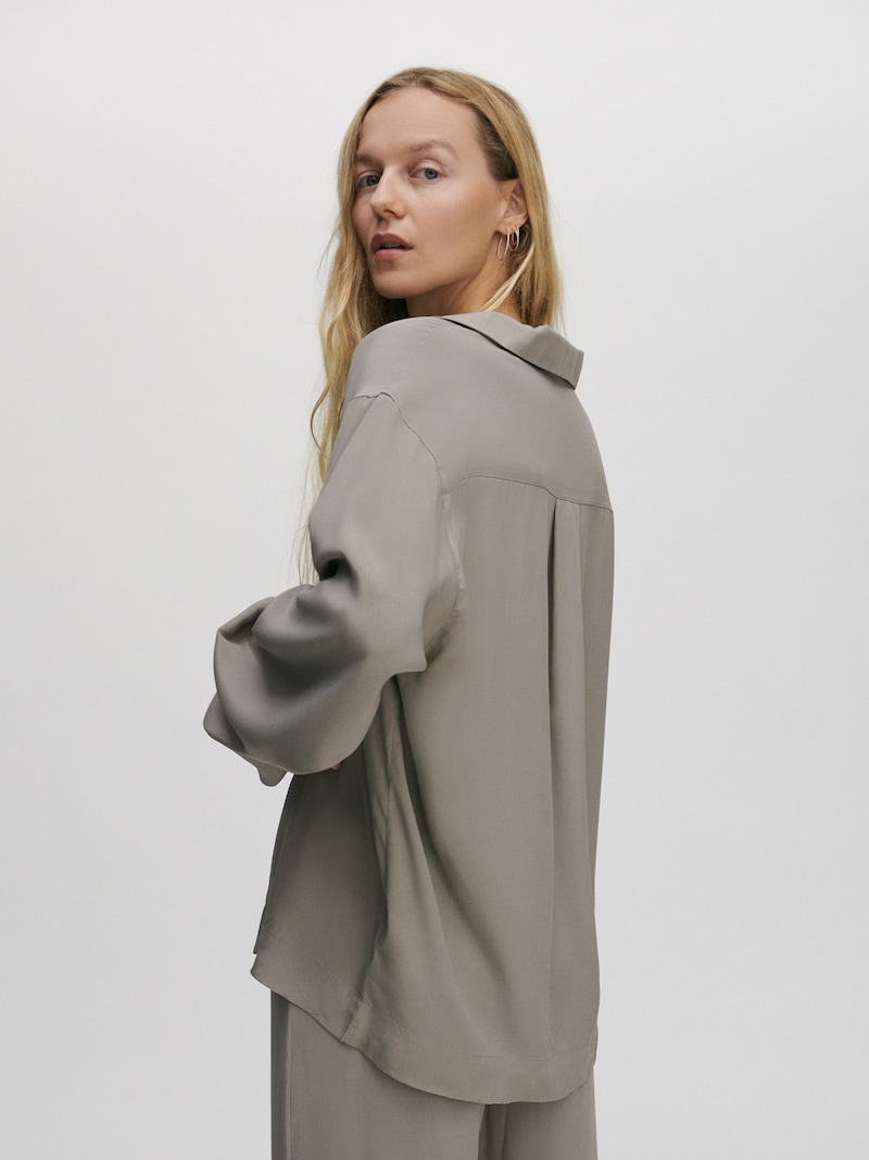 Sinned X About You Blusa 'Lilia' ABOUT YOU X Marie Von Behrens En Taupe