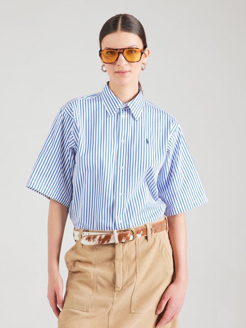 Sinned X About You Blusa Polo Ralph Lauren En Azul Claro