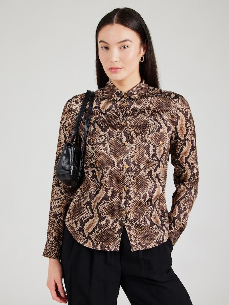 Sinned X About You Blusa 'QUENTY' MAX&Co. En Marrón Marrón Claro