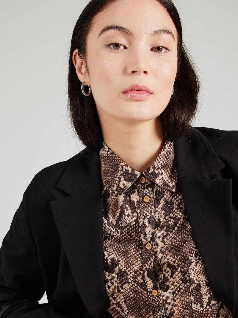 Sinned X About You Blusa 'QUENTY' MAX&Co. En Marrón Marrón Claro