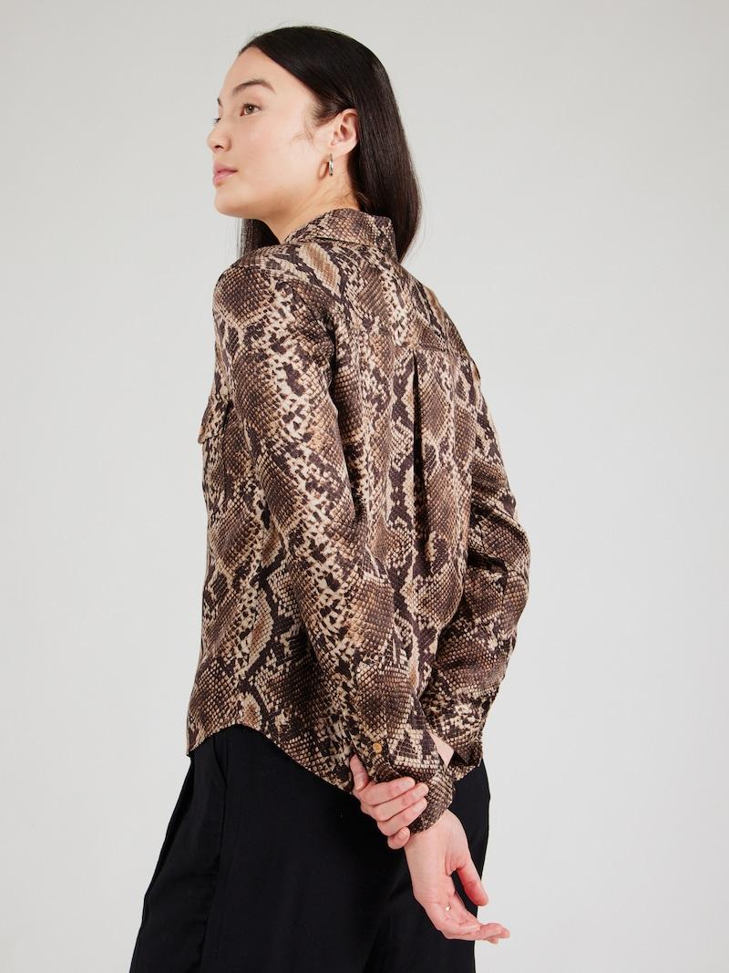 Sinned X About You Blusa 'QUENTY' MAX&Co. En Marrón Marrón Claro