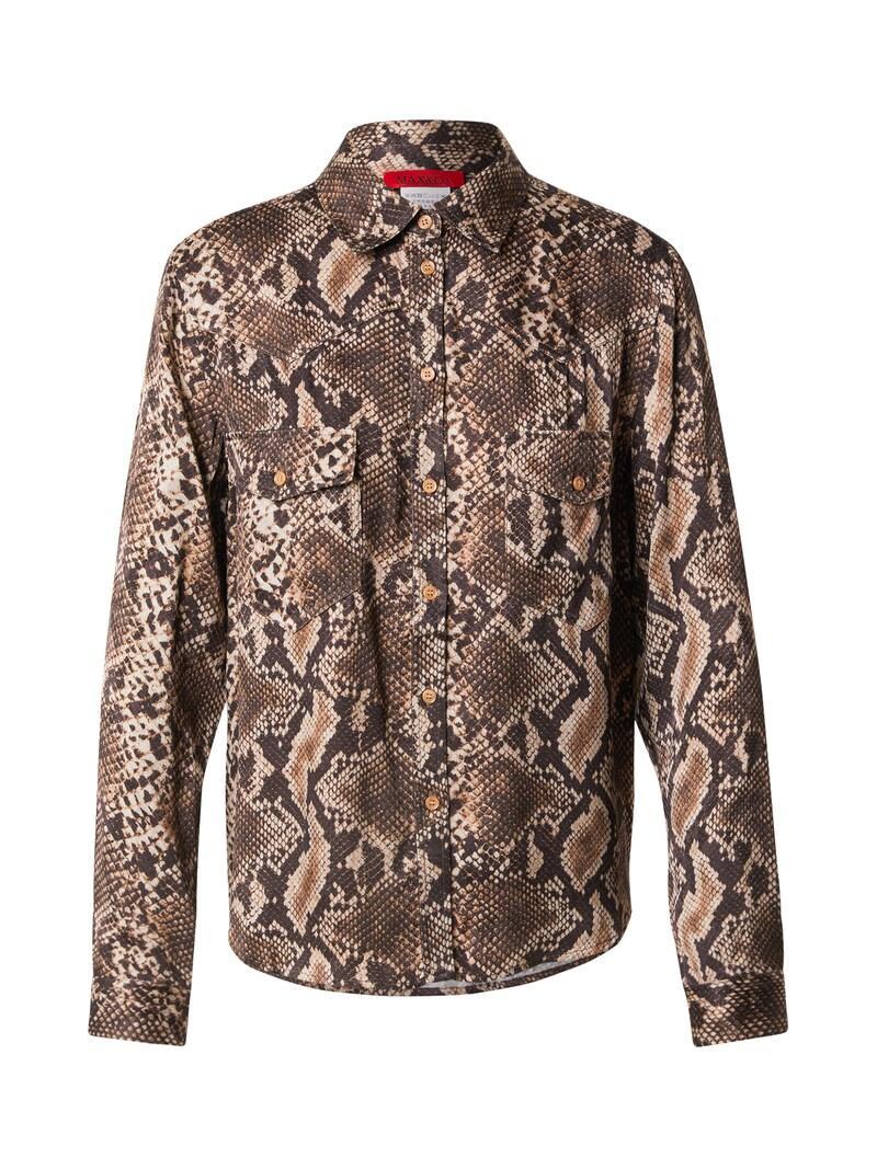 sinned x about you Blusa 'QUENTY' MAX&Co. en Marrón Marrón Claro