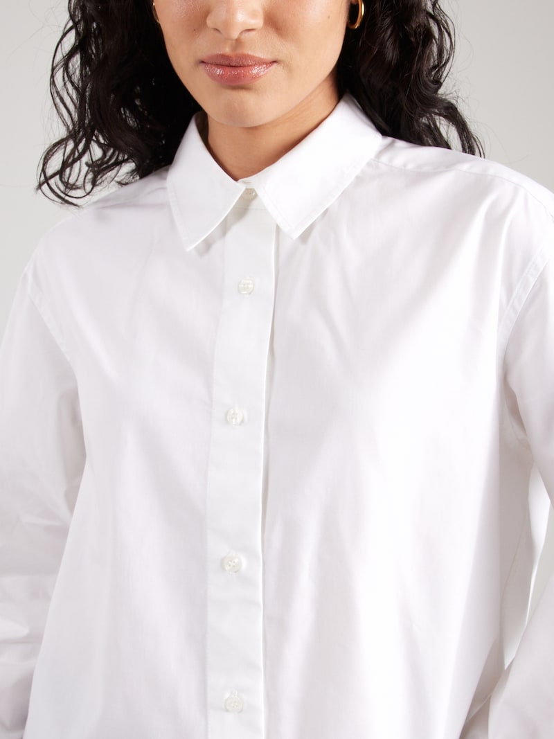 Sinned X About You Blusa 'Salovar' Samsøe Samsøe En Blanco