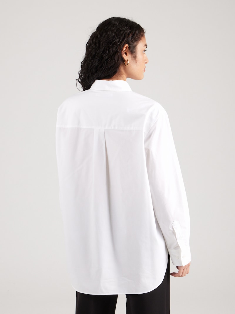 Sinned X About You Blusa 'Salovar' Samsøe Samsøe En Blanco