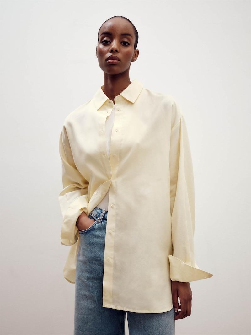 Sinned X About You Blusa 'Thea' ABOUT YOU X Marie Von Behrens En Amarillo Claro