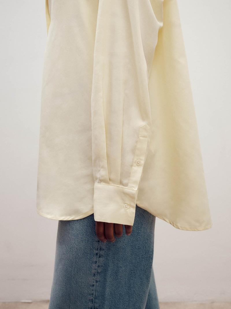 Sinned X About You Blusa 'Thea' ABOUT YOU X Marie Von Behrens En Amarillo Claro