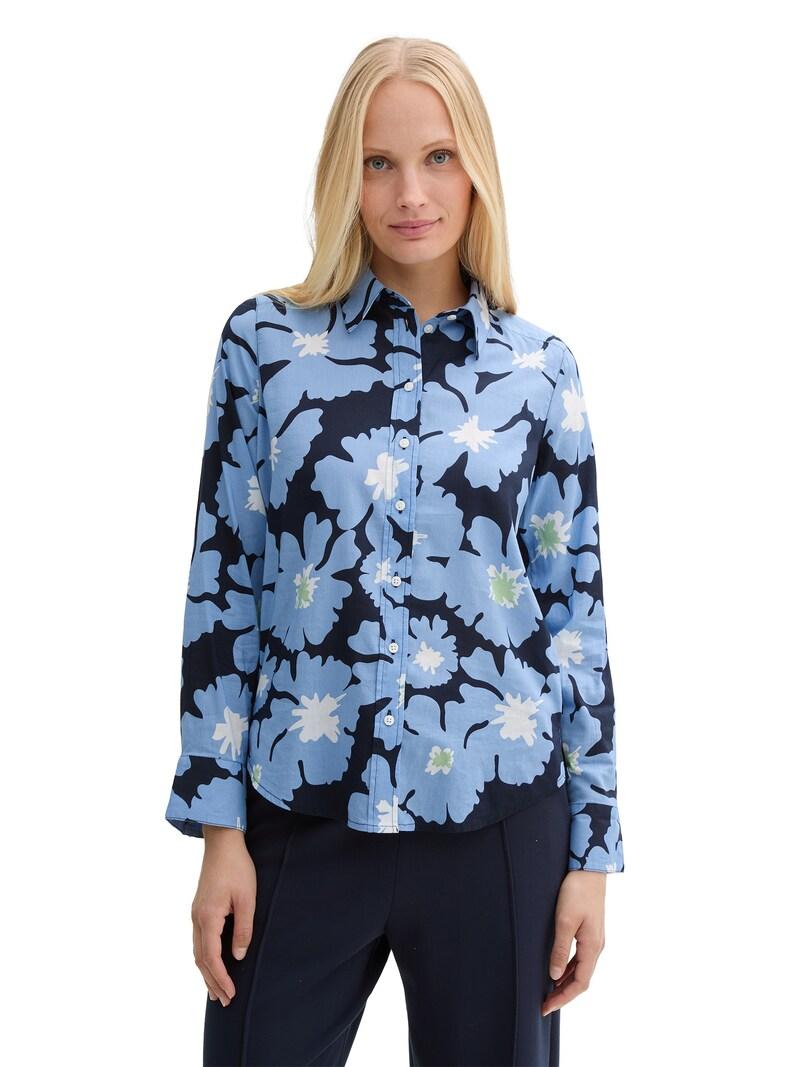 Sinned X About You Blusa TOM TAILOR En Navy Azul Claro