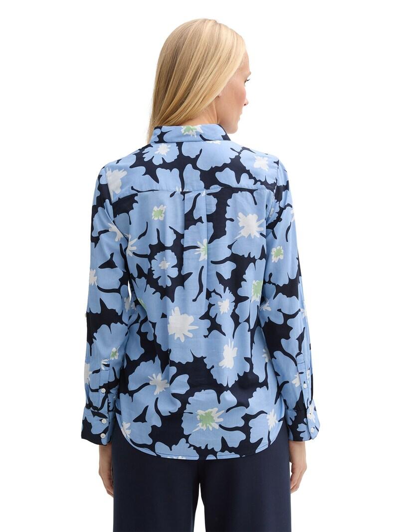 Sinned X About You Blusa TOM TAILOR En Navy Azul Claro